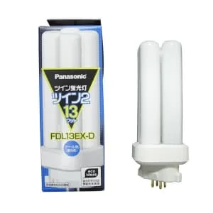 Panasonic FDL13EX-D 13ワット 蛍光灯 13個 FDL13EX-D (パナソニック)｜13W｜コンパクト形蛍光灯｜電材堂【公式】