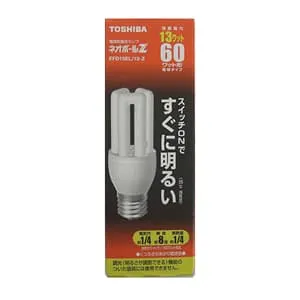 EFD15EL13Z (東芝)｜60W形｜電球形蛍光灯｜電材堂【公式】