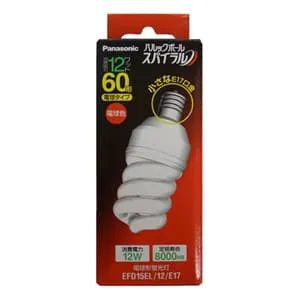 EFD15EL/13-E17_set (東芝)｜60W形｜電球形蛍光灯｜電材堂【公式】