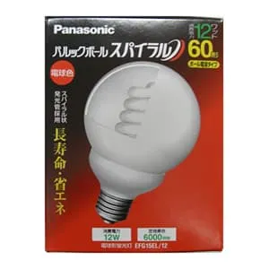 EFG15EL13ZJ (東芝)｜60W形｜電球形蛍光灯｜電材堂【公式】