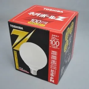 【未使用】東芝　TOSHIBA　ネオボールZ　20w　EFG25EL/20-ZJ EFG25EL/20-ZJ (東芝)｜100W形｜電球形蛍光灯｜電材堂【公式】