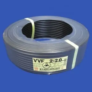 VVF2.0×2C×100mクロ (富士電線)｜2心｜電線(ケーブル)｜電材堂【公式】