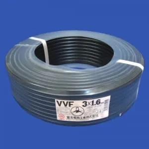 VVF1.6×3C×100mクロ (富士電線)｜3心｜電線(ケーブル)｜電材堂【公式】