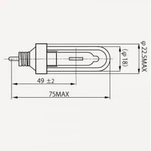 JDW110V85WGS/K(EU11) (ウシオ)｜85W｜ハロゲンランプ｜電材堂【公式】