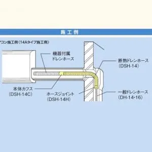 DSH-14S (因幡電工)｜断熱ドレンホース/アクセサリー｜エアコン部材