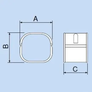 SJ-140-I (因幡電工)｜因幡電工 スリムダクトSD｜エアコン部材｜電材堂