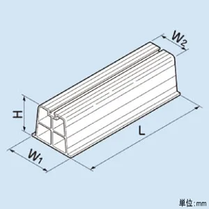 PR-351N-M (因幡電工)｜プラロック エアコン据付台｜エアコン部材