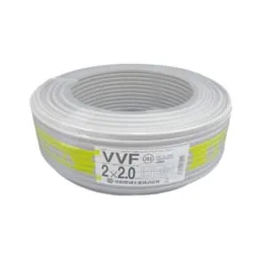 VVF2.0×2C×100mアオ (富士電線)｜2心｜電線(ケーブル)｜電材堂【公式】