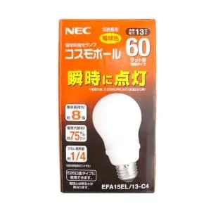 EFA15EL/12 (パナソニック)｜60W形｜電球形蛍光灯｜電材堂【公式】