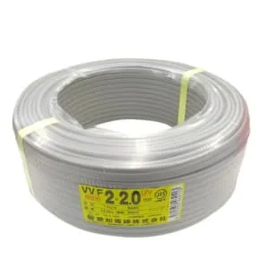VVF2.0×2C×100mアオ (富士電線)｜2心｜電線(ケーブル)｜電材堂【公式】