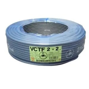 VCTF2.0SQ×2C×100mハイ (富士電線)｜2心｜電線(ケーブル)｜電材堂【公式】