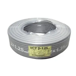 VCT1.25SQ×2C×100mハイ (富士電線)｜2心｜電線(ケーブル)｜電材堂【公式】