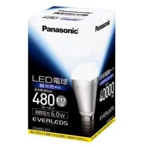 LDA6D-E17 (パナソニック)｜昼光色相当｜LED電球｜電材堂【公式】