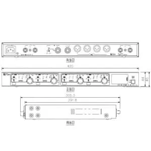 WT-1824 (TOA)｜ワイヤレスチューナー｜業務用音響機器｜電材堂【公式】