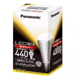 LDA6L-G-E17/Z40/S/W (パナソニック)｜電球色相当｜LED電球｜電材堂