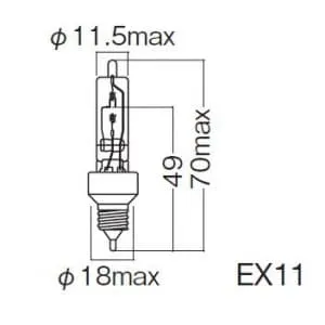 JDW110V85WGS/K(EU11) (ウシオ)｜85W｜ハロゲンランプ｜電材堂【公式】