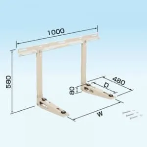 C-KG (日晴金属)｜クーラーキャッチャー ルームエアコン据付部品