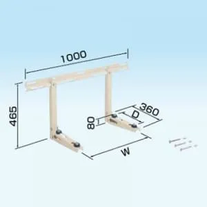 C-KG (日晴金属)｜クーラーキャッチャー ルームエアコン据付部品