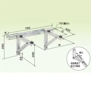 K-KTZ5E2 (オーケー器材)｜クーラーキャッチャー ルームエアコン据付
