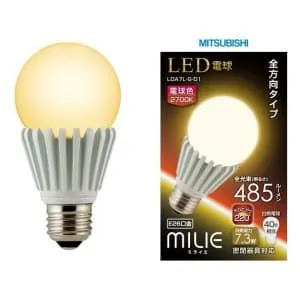 三菱 MILIE LED電球 LDA7L-G-T1 40形相当 10個 LDA7L-G-T1 (三菱)｜40W形相当(全光束485lm以上)｜LED電球｜電材堂【公式】