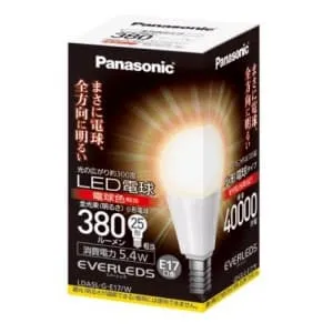 LDA6L-E17 (パナソニック)｜電球色相当｜LED電球｜電材堂【公式】