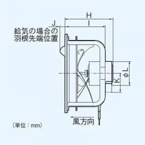 FY-40KSV3 (パナソニック)｜産業用有圧換気扇｜換気扇｜電材堂【公式】