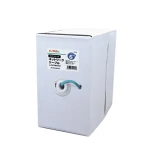 SKLAN-CAT6 0.5×4P×300mウスアオ (伸興電線)｜Cat6｜電線(ケーブル