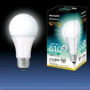 DL-LA81N (シャープ)｜60W形相当(全光束810lm以上)｜LED電球｜電材堂