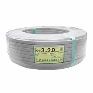 VVF2.0×3C×100m_2set (弥栄電線)|3心|電線(ケーブル)|電材堂【公式】 VVF2.0×3C×100m_2set (弥栄電線)|3心|電線(ケーブル)|電材堂【公式】