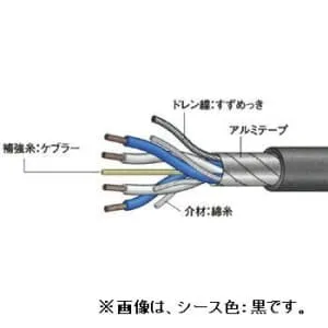 L-4E6AT-EMハイ×100m (CANARE)｜アルミラップシールドタイプ｜電線