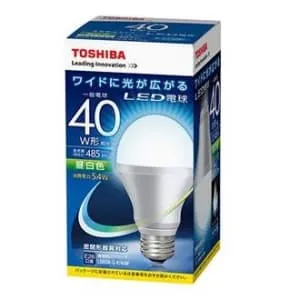 LDA4N-G/40/S-A (三菱)｜40W形相当(全光束485lm以上)｜LED電球｜電材堂