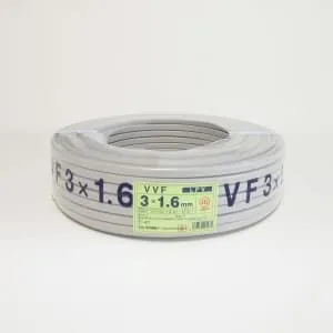 VVF1.6×3C×100m (協和電線)｜3心｜電線(ケーブル)｜電材堂【公式】