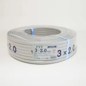 VVF2.0×3C×100mアオ (富士電線)｜3心｜電線(ケーブル)｜電材堂【公式】
