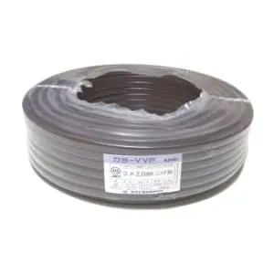 VVF2.0×3C×100mコゲチャ (カワイ電線)｜3心｜電線(ケーブル)｜電材堂