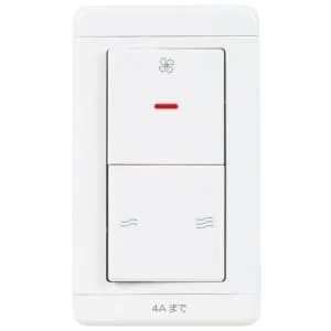 三菱24時間換気システム専用コントロールスイッチ【P-04SWL2】12個セット 三菱24時間換気システム専用コントロールスイッチ【P-04SWL2】12個