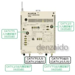 7A35 (マスプロ)｜CATVブースター｜アンテナ部材｜電材堂【公式】