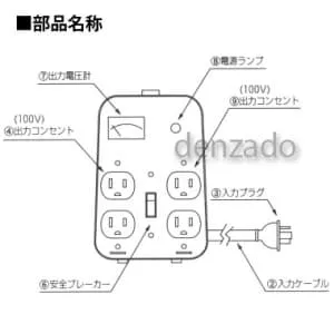 RTB-200D-100V (日動工業)｜トランス(変圧器)｜工具・作業用品｜電材堂 