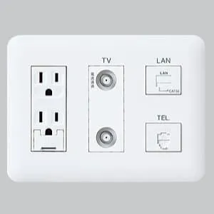 マルチメディアコンセントWTF1681W WTF1681W (パナソニック)｜マルチメディアコンセント｜配線器具｜電材