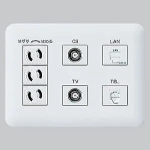 WTF34165WK (パナソニック)｜マルチメディアコンセント｜配線器具