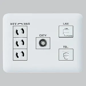 WTF342659W (パナソニック)｜マルチメディアコンセント｜配線器具