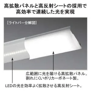 XLX450PENLE9 (パナソニック)｜パナソニック製 一体型LEDベースライト