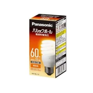 【7個セット】パナソニック電球形蛍光灯 EFD15EL 11E E26口金 EFD15EL/11E (パナソニック)｜60W形｜電球形蛍光灯｜電材堂【公式】