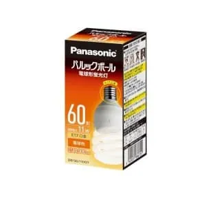 EFD15EL/11E/E17F2_set (パナソニック)｜60W形｜電球形蛍光灯｜電材堂