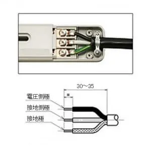 ① 明工社 FM20Aコンセントバー 24口 電源タップ 業務用 明工社 明工 OA用接地タップ2コ口コード5 MR7702TJ5 1本 802-1435