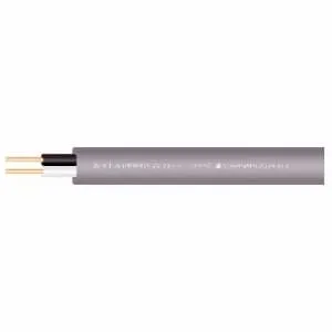 電線　2x1.6mm シースケーブル ◇カワイ電線 VVF2.0mm×2C +1.6mm 【2.0mm 黒 白 + 1.6mm 緑