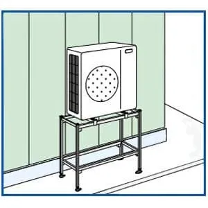 PC-NJ38 (日晴金属)｜PCキヤッチャー パッケージエアコン据付部品