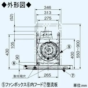 FY-9DPG2L-S (パナソニック)｜サイドフード形｜換気扇｜電材堂【公式】