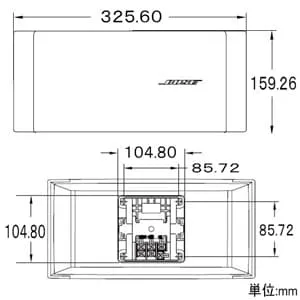 Bose ds40se Bose 壁 スピーカー DS40SEB BOSE 露出型 業務用音響機器 公式