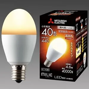 LDA5L-G-E17/40/D/S (三菱)｜電球色相当｜LED電球｜電材堂【公式】