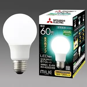 LDA7N-G/Z60E/S/W/2 (パナソニック)｜60W形相当(全光束810lm以上)｜LED